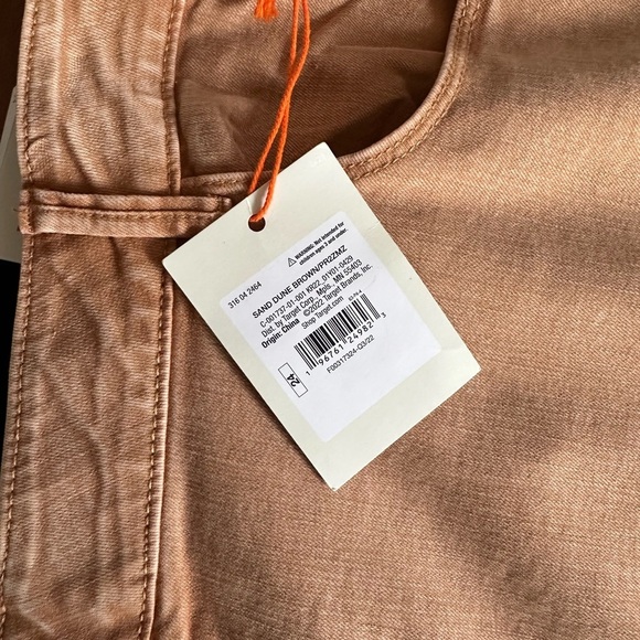 Knox Rose Womens Plus High Rise Relaxed Fit Skinny Jeans in Sand Dune size 24 - Picture 7 of 9